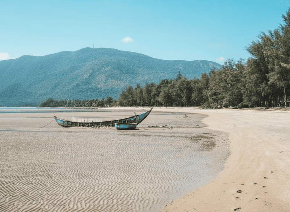 Bãi Lò Vôi là một bãi biển đẹp còn hoang sơ tại Côn Đảo (Nguồn: Internet)